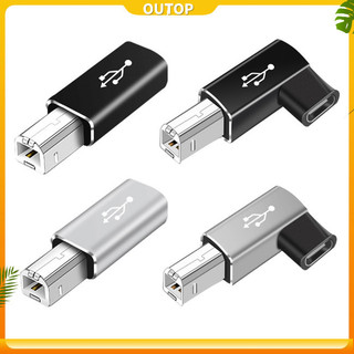 Outop usb type-c sang máy in cáp chuyển đổi cổng vuông cho đàn piano điện tử máy in usb c nữ sang usb b nam