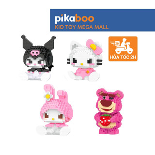 Đồ chơi lắp ráp xếp hình 3D các nhận vật hoạt hình cao cấp Pikaboo đa dạng mẫu mã chất liệu an toàn