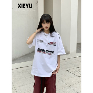 XIEYU áo phông áo thun nữ croptop baby tee phổ biến Fashion xu hướng Vintage WTX242085M 8Z240221