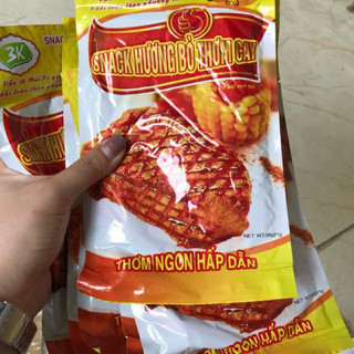 Snack bò miếng thơm cay bịch 50 gói thơm ngon
