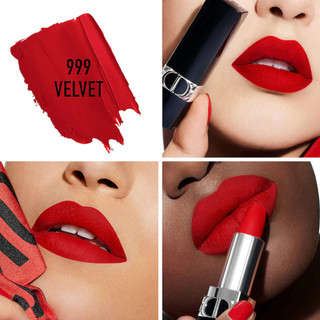 Son dior addict lipstick 999 son dior velvet màu 999 màu đỏ tươi – full túi hộp