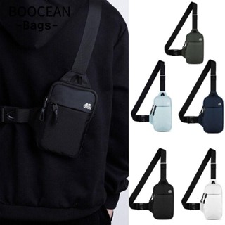  BOOCEAN Túi đeo chéo nam nữ Túi đeo ngực Mini màu trơn Nylon Túi đeo vai chống nước Túi du lịch nhỏ 