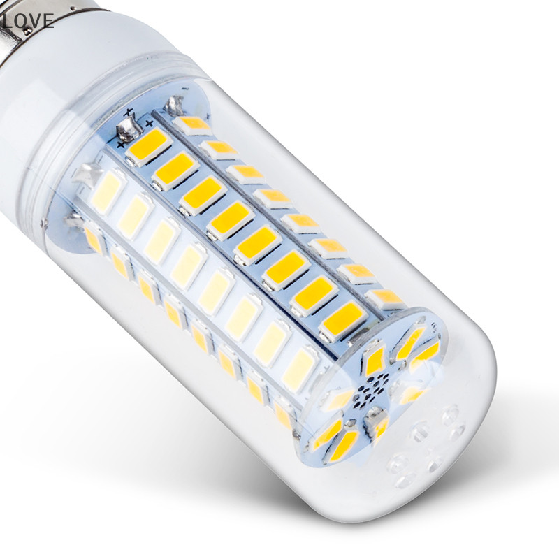 [JJCW] E27 E14 7W 9W 12W 15W 20W 25W 5730 SMD Bóng Đèn LED Ngô Ánh Sáng Trắng Ấm QQW