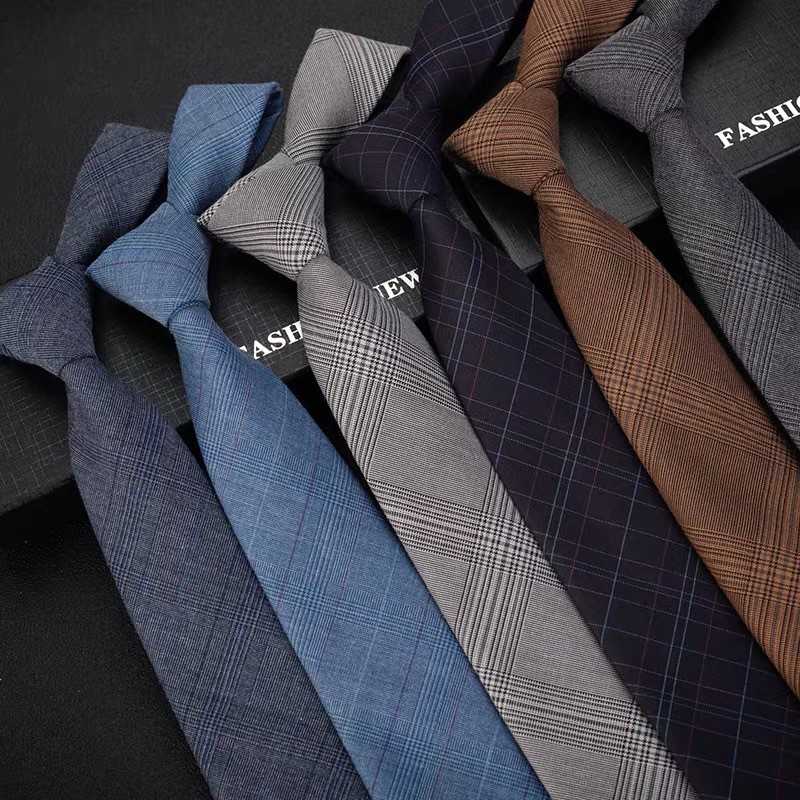 Cà vạt quý ông cổ điển 8cm cà vạt kẻ sọc tối giản cho nam