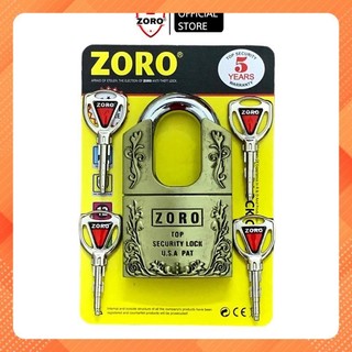 Ổ khóa chống cắt ZORO cao cấp 6 phân bông lúa càng chống cắt - ổ khóa chống gỉ, ổ khóa zoro, Ổ Khóa công nghệ Mỹ