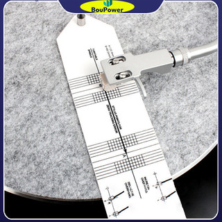 Boupower Cartridge Alignment Protractor Acrylic Turntable Cartridge Alignment Protractor Tool Vinyl Hiệu chuẩn
