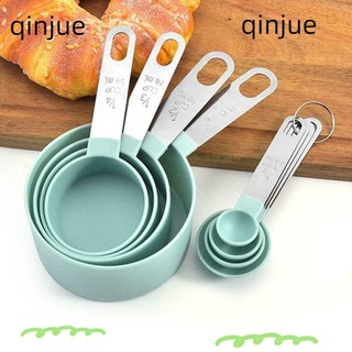 Bộ 4 cốc đo lường nấu ăn kèm muỗng đo lường tiện dụng
