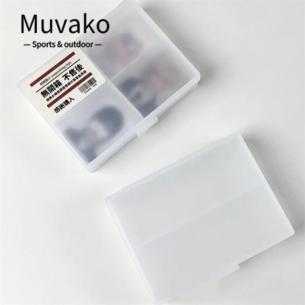 Muvako Hộp lưu trữ máy tính để bàn trong suốt, Hộp đựng ảnh chứng chỉ đa chức năng Mini, Hộp đựng thuốc di động phân vùng có thể tháo rời Bộ dụng cụ sơ cứu du lịch Hộp thu thập phân loại