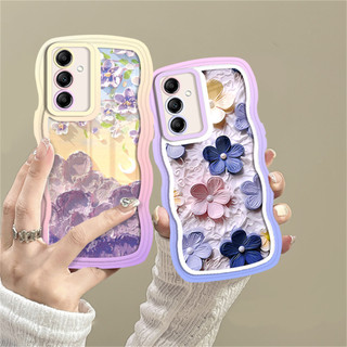 Samsung A54 A15 A05 A05S A24 A14 A04 A04E A13 A03S A53 A73 A33 A02 A50S A30S A23 A22 A21S A11 A51 A30 A52 A71 A53 A32 A73 Tranh Sơn Dầu Hoa Tím Đi Biển Vỏ Điện Thoại HOSTR