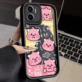 Dành Cho Xiaomi MI Redmi A1 A2 Ốp Lưng Hoạt Hình Loopy Đôi Mắt Thiên Thần Bước Mỏng Camera Bảo Vệ Làm Dày Tất Cả Bao Gồm Mềm Chống Sốc