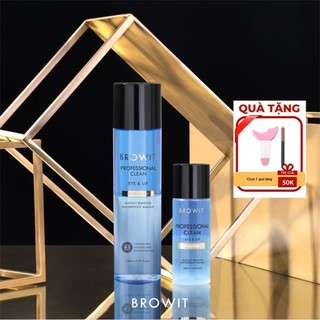 Nước tẩy trang mắt Browit Nongchat Professional Clean Eye & Lip Remover 45ml tiện lợi tẩy dễ dàng môi mắt
