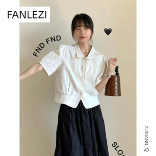 FANLEZI Áo Sơ Mi áo sơ mi nữ áo kiểu hàn quốc Tối giản sang trọng Thoải mái Xinh  WCS2430R8O 13Z240327