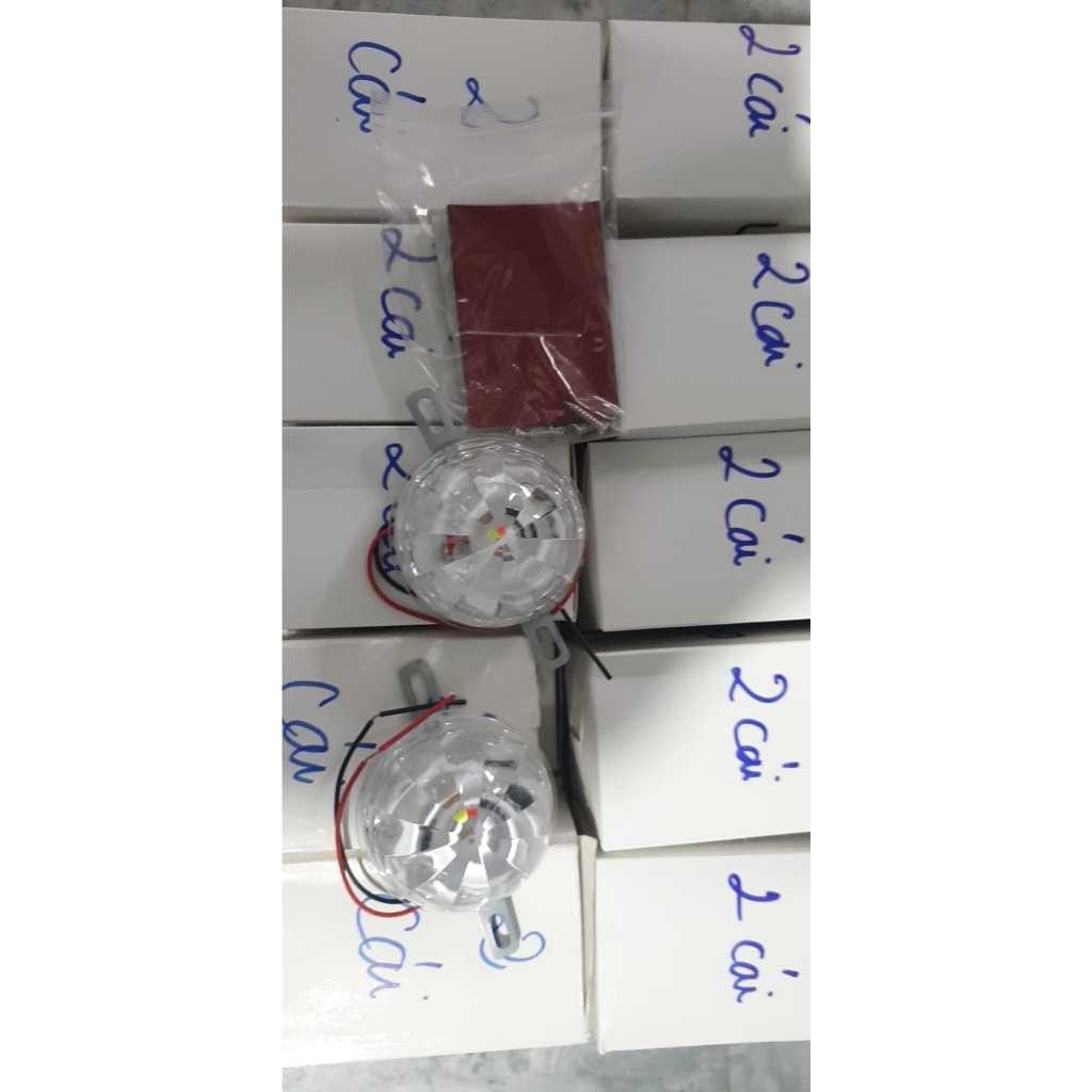 đèn led chớp nhiều tia xoay lắp gầm xe đạp điện, xe máy, oto. dễ dàng lắp đặt