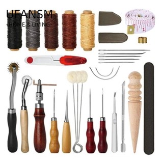 Bộ dụng cụ da chuyên nghiệp Khắc cắt Leathercraft May thủ công