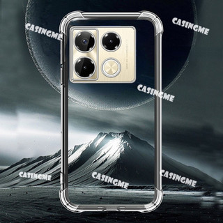 Infinix Note 40 Pro 5G 2024 Vỏ trong suốt Túi khí cho Infinix Note40Pro Note 40Pro Note40 40 Pro + 5G 4G 2024 Vỏ điện thoại silicon chống sốc Vỏ bảo vệ Clea trong suốt