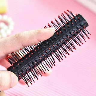 [COMBO 5] Lược tròn tạo kiểu tóc phồng, uốn xoăn (Đỏ)