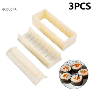 Guouqna 3 Máy Làm Sushi Khuôn Cơm Hoge Japanse Rijst Bal Bánh Cuộn Khuôn Maken Sushi GUOUqna