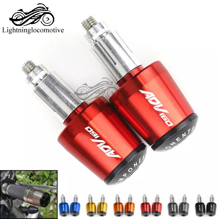 Dành Cho Xe Honda ADV160 ADV 160 2022 2023 Tay Lái Xe Máy Kết Thúc Tay Cầm Tay Cầm Thanh Cuối Cầm