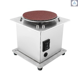Máy chà nhám đĩa Mini Máy mài cạnh điện 7 Tốc độ thay đổi 20 đĩa chà nhám Máy mài đánh bóng bàn DIY tự dính cho gỗ nhựa ANEW-4.1