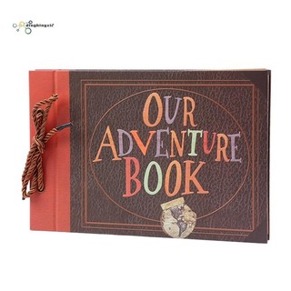 Handmade DIY Album Dán Vintage Tether Album Cuộc Phiêu Lưu Của Chúng Tôi Sách Lên Gia Đình Album Ảnh