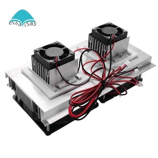 1 Chiếc 200 x 115 x 8.5mm 120W Nhiệt Điện Peltier Làm Lạnh Bán Dẫn Hệ Thống Làm Mát Bộ Quạt Đôi