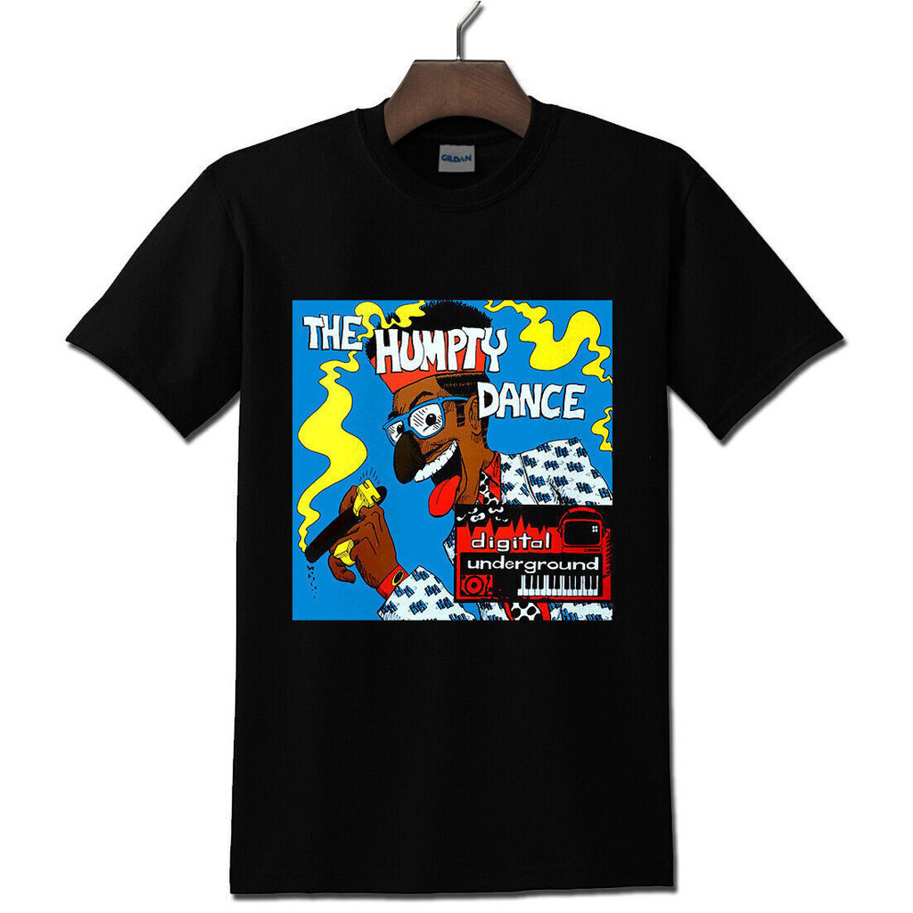Bánh quế 2024 dành cho bạn bè Digital Underground - Áo thun đen Humpty Dance Hip Hop Rap xs-3xl