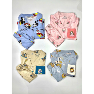 BỘ PIJAMA CỘC TAY CHO BÉ TRAI BÉ GÁI QCCC