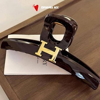 【Phiên bản nâng cấp  Kẹp tóc chữ H lớn lò xo hình chữ U Bóng cao cấp Kẹp cá mập
