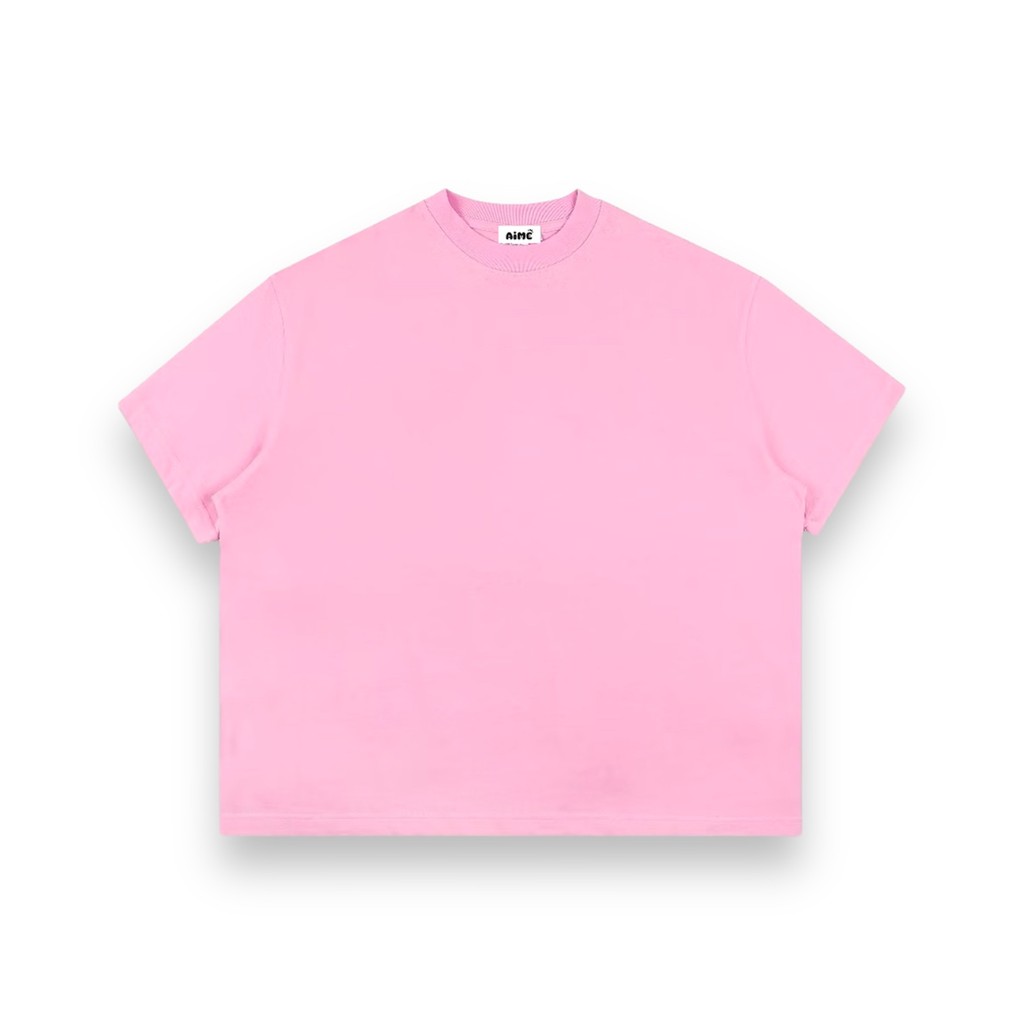 Áo Thun Trơn Boxy Local Brand AIMÉ Basic Cotton Form Rộng Cổ Tròn Unisex Nam Nữ | BigBuy360 - bigbuy360.vn
