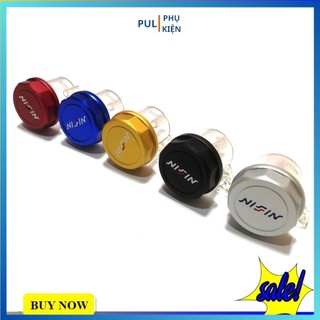 Bình dầu thắng nissin trong suốt nắp nhôm cnc lắp cho xe Exciter Winner V1 Winner X...