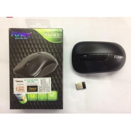 Chuột quang Fuhlen A09 không dây,Chuột Máy Tính không dây Fulhen A09 Hãng phân phối chính thức mới 1