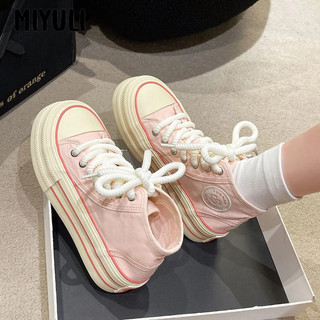MIYULI  giày thể thao nữ thể thao nữ giày  2024 NEW Bảnh bao Nhẹ Thoáng khí Thể thao FFB24204MF 6Z240206