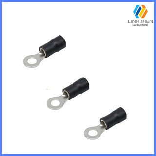 Đầu cos khuyên tròn rv1.25 màu đen