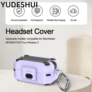 YUDESHUI kiện tai nghe Tai nghe không dây cho Sennheiser Momentum True Wireless 3 Vỏ bảo vệ cho Sennheiser Momentum True Wireless 3