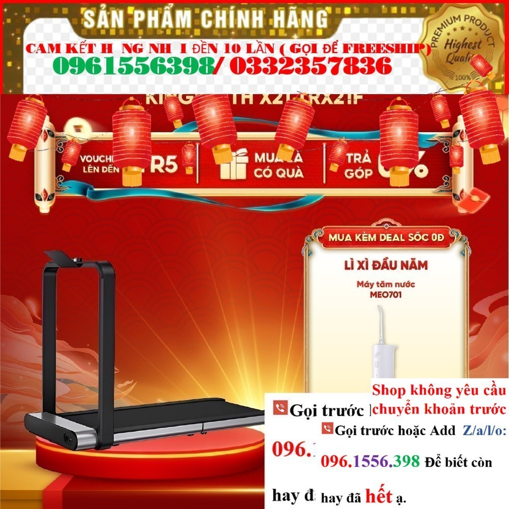 KHO >> CH Máy Chạy Bộ Thông Minh Kingsmith X21 Bản Quốc Tế (WalkingPad Treadmill X21) - TRX21F