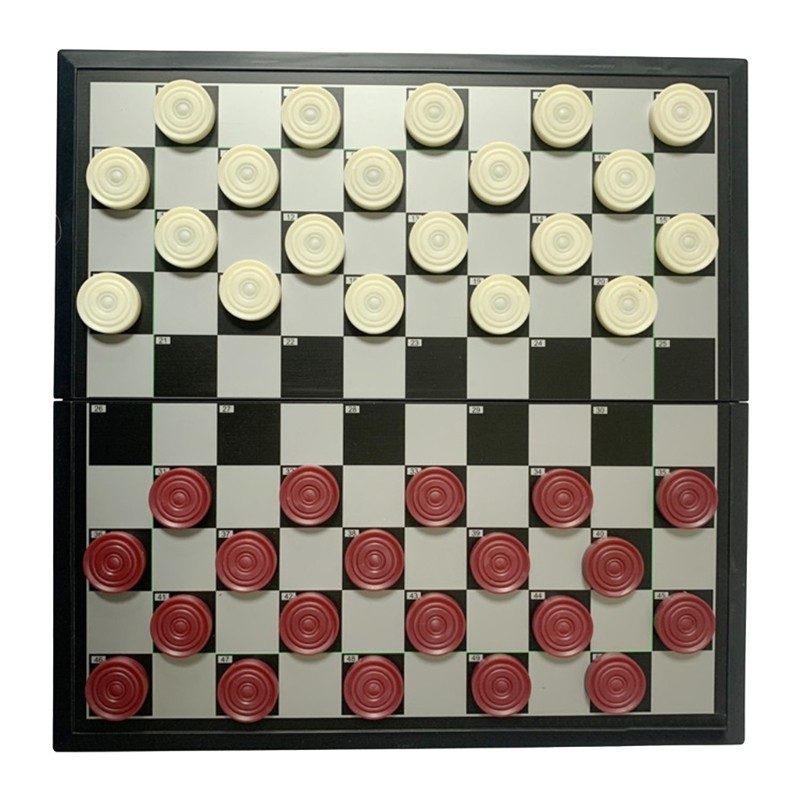 Bst Bộ trò chơi cờ vua và cờ vua từ tính Bảng cờ vua gấp di động Dễ chơi
