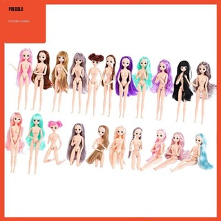 [Predolo] 1 / 4BJD Ball 26 Joint Doll Body Khỏa Thân 12 Di Động Khớp DIY 3D Đầu