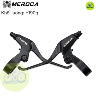 Tay Thắng nhôm bản đẹp MAROCA / Tay phanh nhôm xe đạp thể thao 3 ngón