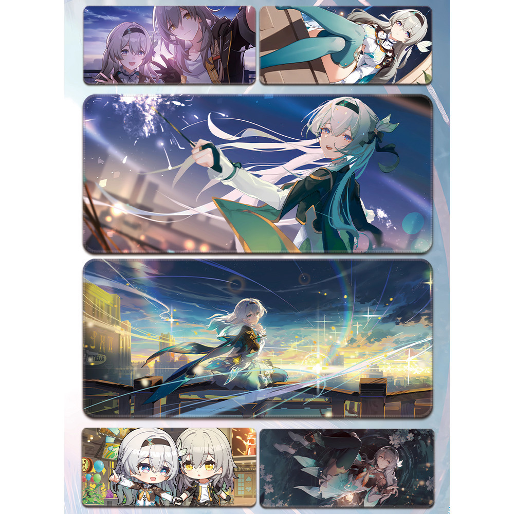 Firefly mouse Pad Honkai: Star Rail oversized keyboard desk pad Computer surrounding study pad Dormitory small