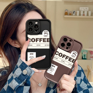 Ốp Lưng IPhone 11 Cà phê coffer  iphone cho 14 13 12 11 Pro Max8 7 Plus X XR XS 6 6S Se 2020 Silicon Mềm Mờ Full Ống Kính Bảo Vệ Túi Khí