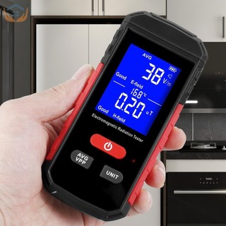 Máy đo EMF Máy dò trường điện từ có độ chính xác cao 600mAh Máy kiểm tra bức xạ điện từ có thể sạc lại Máy dò EMF Máy đo SHOPTTKC3489