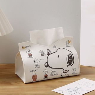 Hộp đựng khăn giấy gia dụng Hộp đựng khăn giấy Snoopy Hộp đựng khăn giấy họa tiết hoạt hình