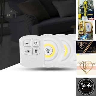 sét 3 đèn led dán tường + điều khiển