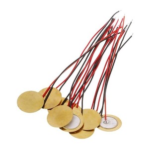 Yu 10 Chiếc Piezo Piezo Piezo Piezo Gốm Wafer Tấm Dia 15 Mm Cho Loa Buzzer