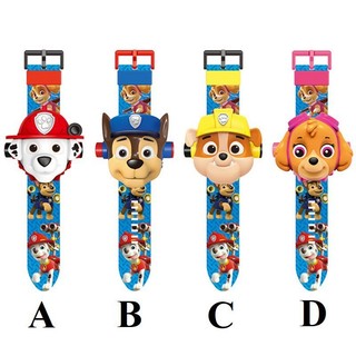 Đồng hồ máy chiếu COD Paw Patrol Chase Marshall Rubble Skye