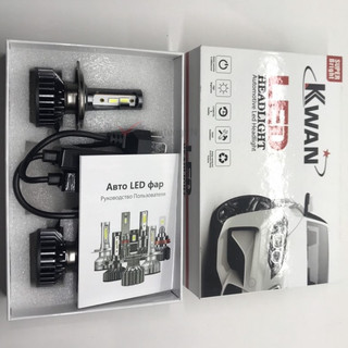 Đèn pha led chân H4 lắp cho ô tô xe máy đều được bảo hành 12 tháng.