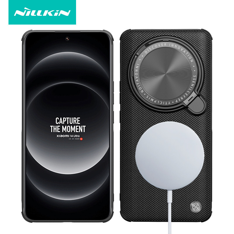 Dành Cho Xiaomi Mi 14 Ultra Ốp Lưng Nillkin Họa Tiết Chống Dính Sợi Nylon PC + TPU Chống Trơn Trượt 