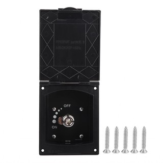 VBESTLIFE Cổng đầu vào và đầu ra của hộp tắm bên ngoài 1/2in cho RV Boat Motorhome không có vòi/đầu