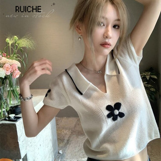 RUICHE áo phông áo thun nữ croptop baby tee Comfortable Popular Cổ điển xu hướng WMJ2430W0G 13Z240330