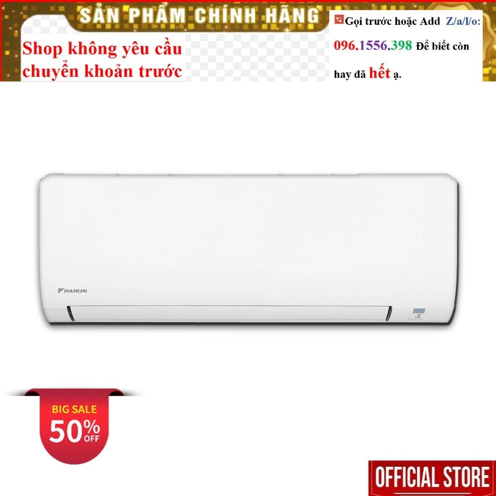 <Rẻ> Điều Hòa Daikin 1 HP 1 Chiều FTF25XAV1V - Hàng chính hãng